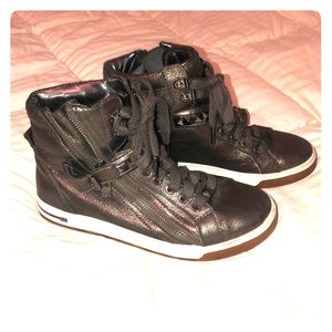 Michael Kors Metallic High Top Sneakers